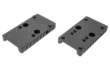 Cybergun CANiK TP9 Optic Plate & Charging Handle Set ( Black ) ( CG-CAPL01 )