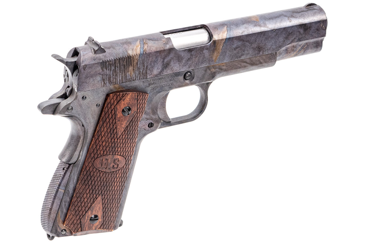 Cybergun AO Marble Pattern 1911 with Wood Grip GBB Pistol Airsoft