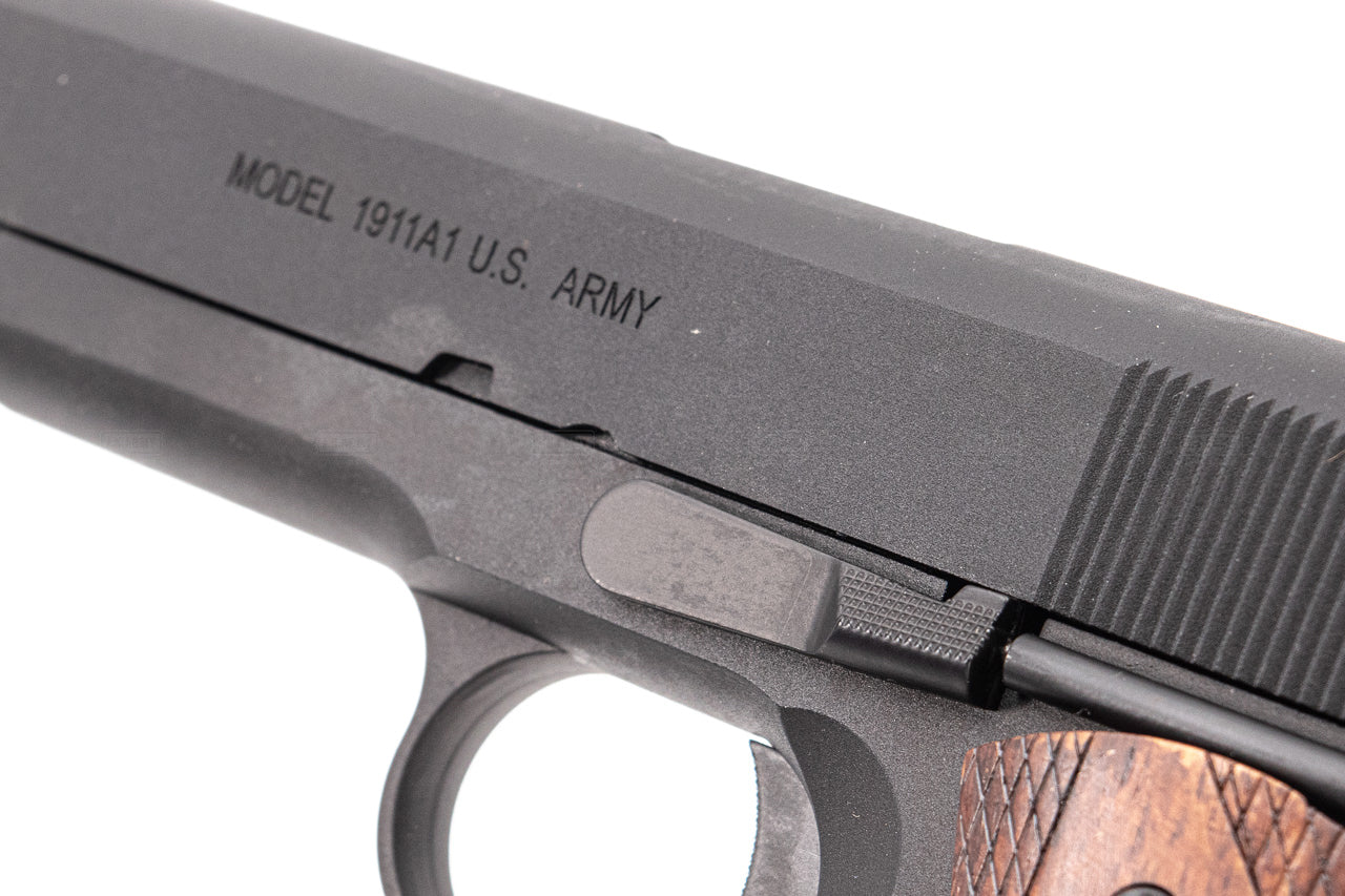 Cybergun AO matt Black 1911 with Wood Grip GBB Pistol Airsoft