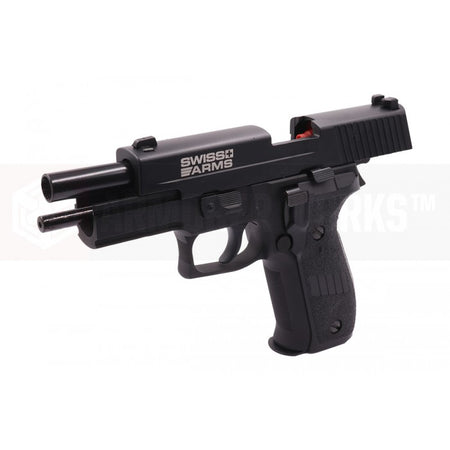 Cybergun Swiss Arms Navy Standard Version with Rail P226 GBB Pistol Airsoft ( CG-SW0110 )