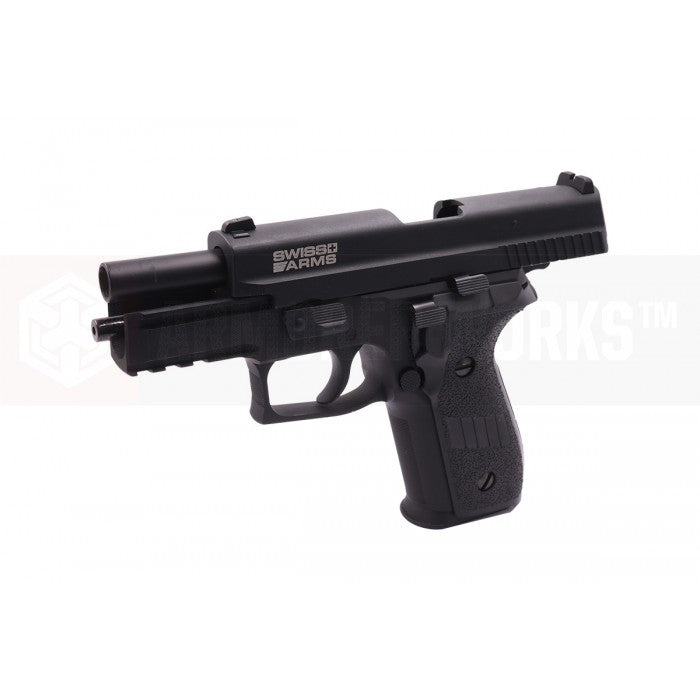Cybergun Swiss Arms Navy Compact Version with Rail P229 GBB Pistol Airsoft ( CG-SW0210 )