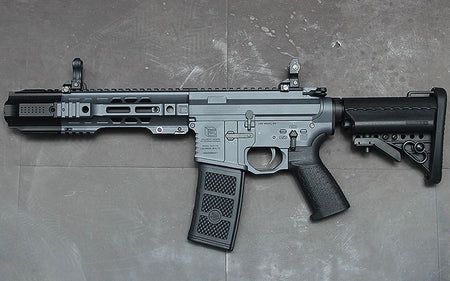 E.G.T. EMG SAI GRY AR15 CQB AEG (Tornado Gray) ( By G&P )