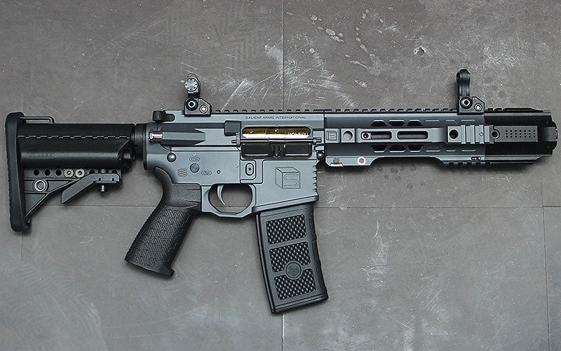 E.G.T. EMG SAI GRY AR15 CQB AEG (Tornado Gray) ( By G&P )