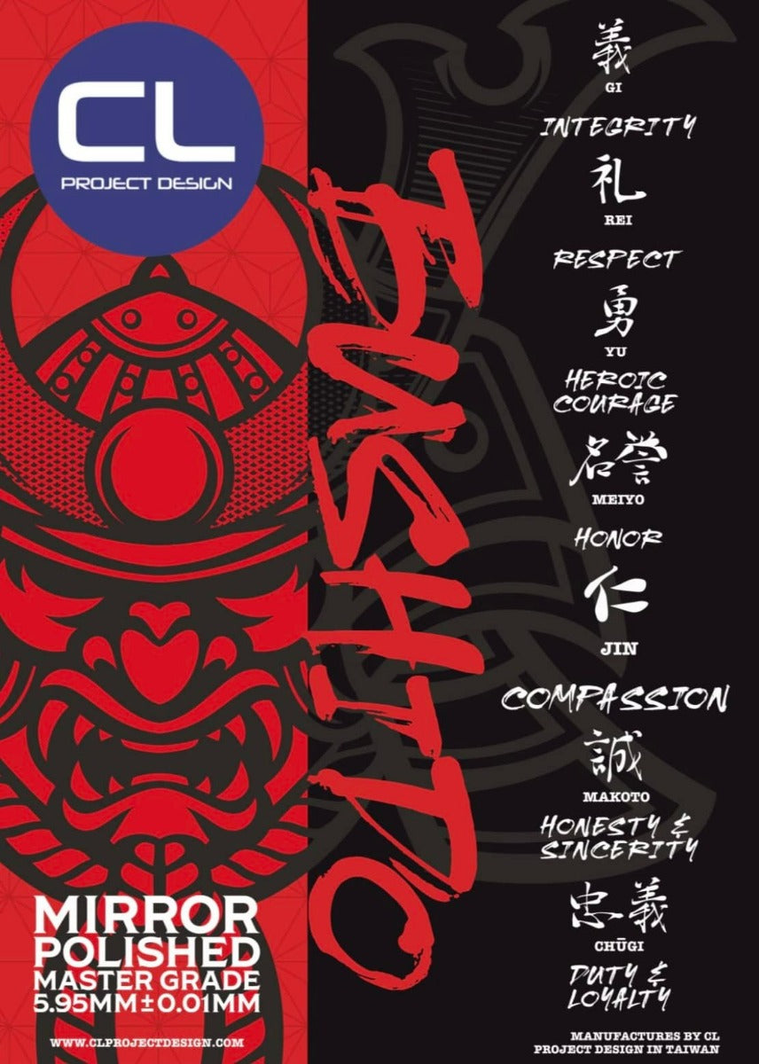 CL Project Bushido Master Grade Tracer 6mm BBs (  5.95mm +- 0.01mm , ABS Precision ) ( 0.20g / 0.25g ) (  2000rds per bag )-0.25g