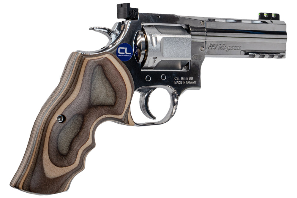 CL Project Design ASG DW 715 Revolver 4 Inch Limited Edition Silver