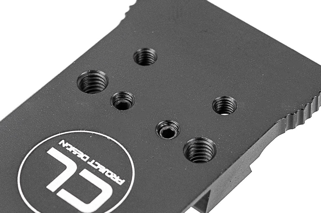 CL Project CNC Aluminum Low Profile Red Dot Sight Adaptor Plate For ASG CZ P10C GBBP