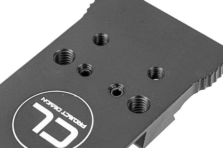 CL Project CNC Aluminum Low Profile Red Dot Sight Adaptor Plate For ASG CZ P10C GBBP