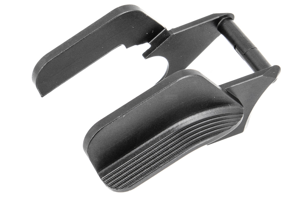 CL Project CNC Ambi-Safety with Wing for Marui TM Hi-Capa & 1911 ( Black / Silver ) ( One Piece Block Stainless Steel )-Silver