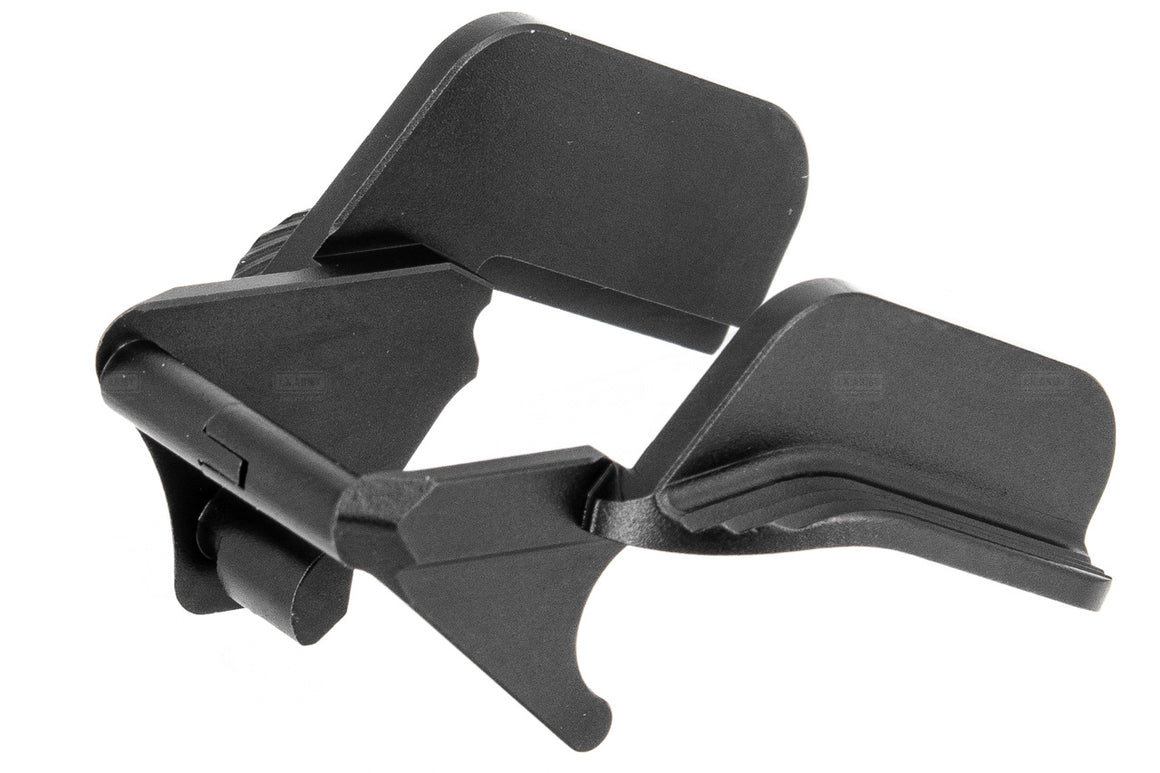 CL Project CNC Ambi-Safety with Wing for Marui TM Hi-Capa & 1911 ( Black / Silver ) ( One Piece Block Stainless Steel )-Silver