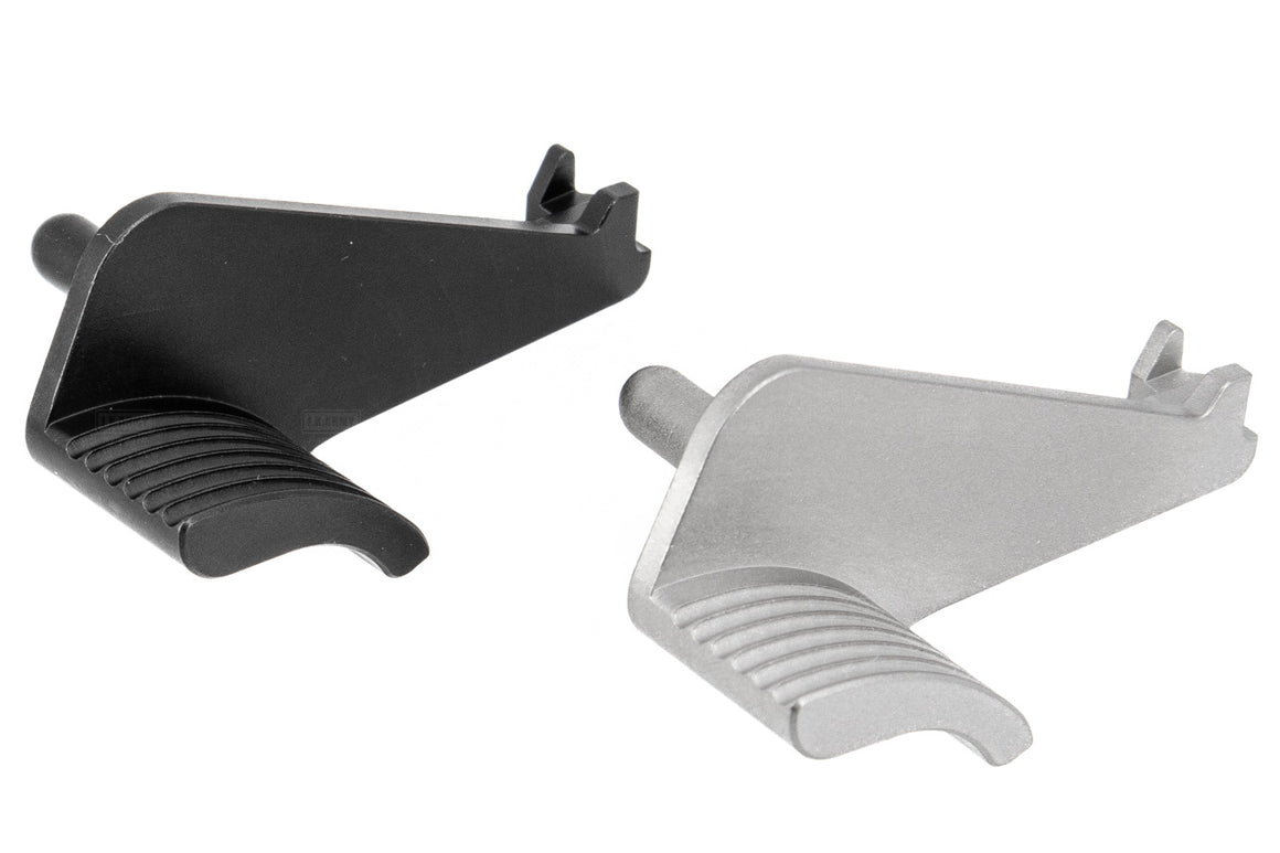 CL Project CNC Thumb Rest Slide Stop for Marui TM Hi-Capa & 1911 ( Black / Silver ) ( Stainless Steel )-Silver