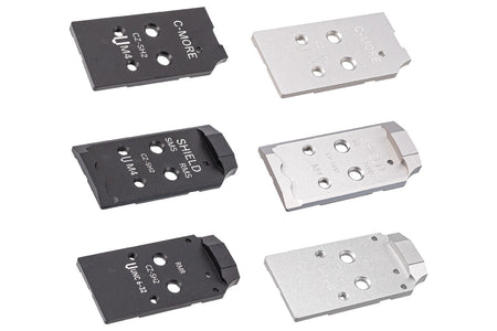 CL Project ACRO Optic Adaptor Plate For CL Project Shadow 2 & Orange Optic Ready Cut Slide Use ( Black )