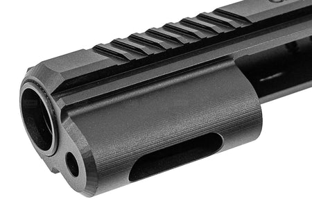 CL Project Custom Made CNC Aluminum Slide Low Profile w/ Optic Ready Cut For KJ ASG Licensed CZ Shadow 2 KP-15 GBB Pistol Airsoft ( Orange )-Black