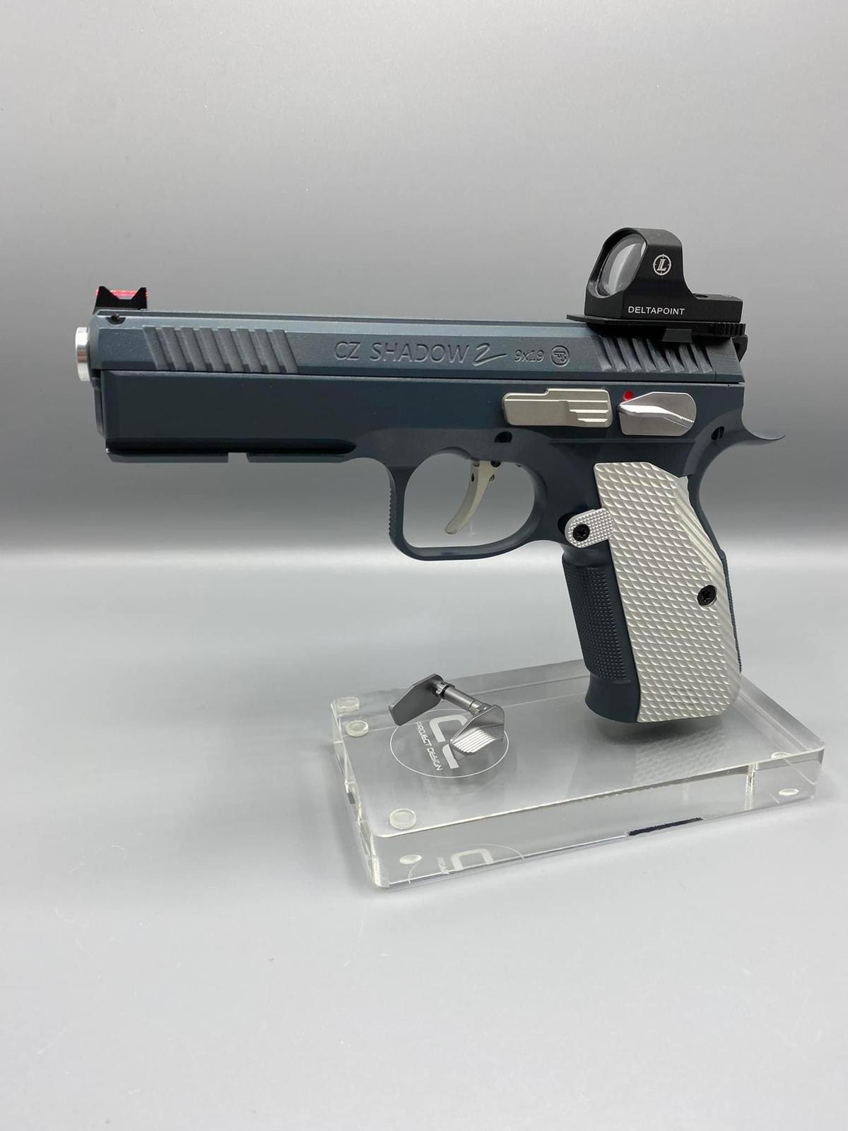 CL Project Steel Extended Safety for KJ ASG CZ Shadow 2 / TS 2 GBBP Series ( Silver )