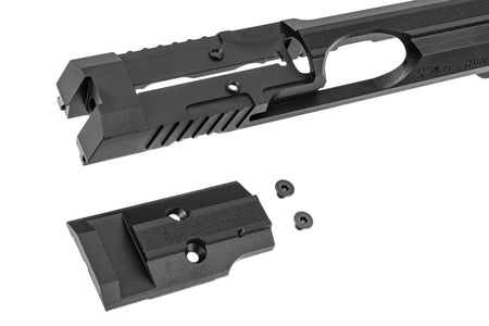 CL Project CNC Aluminum Slide Optic Ready Cut For KJ ASG Licensed CZ Shadow 2 GBBP Series-Silver