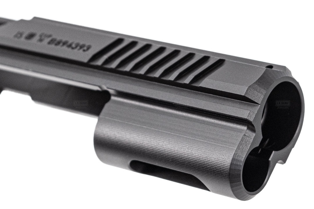 CL Project ASG Licensed CNC 7075 Aluminum Slide For KJ ASG Licensed CZ Shadow 2 KP-15 GBBP ( Orange Version )-Silver