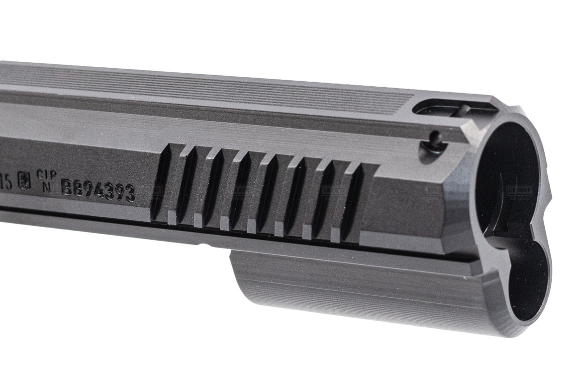 CL Project Custom Made CNC Aluminum Slide Low Profile w/ Optic Ready Cut For KJ ASG Licensed CZ Shadow 2 KP-15 GBB Pistol Airsoft ( Orange )-Black