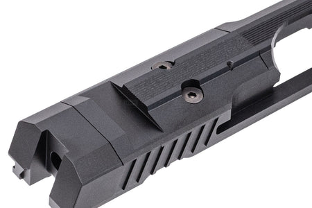 CL Project Custom Made CNC Aluminum Slide Low Profile w/ Optic Ready Cut For KJ ASG Licensed CZ Shadow 2 KP-15 GBB Pistol Airsoft ( Orange )-Black