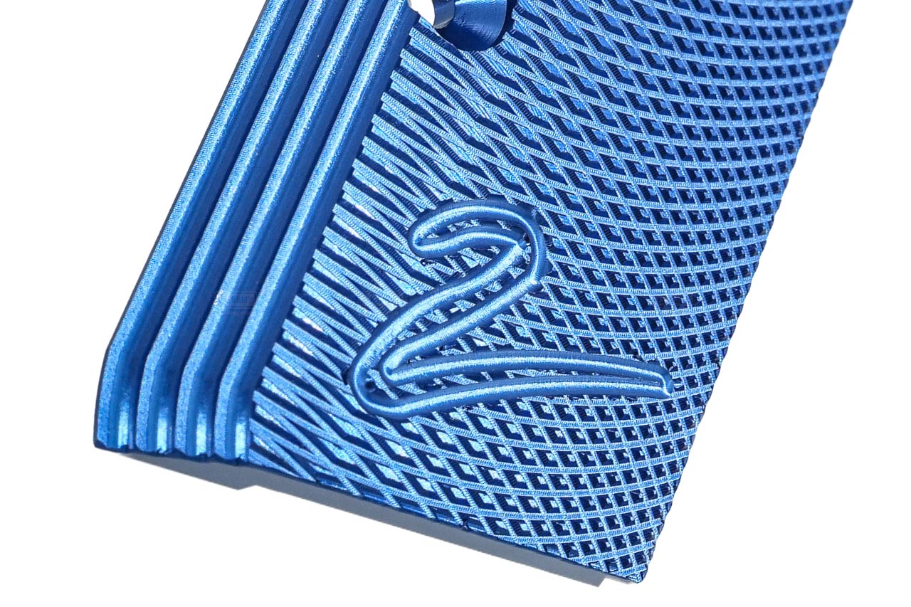 CL Project CNC Aluminum Grip For KJ ASG CZ TS 2 GBBP-Silver