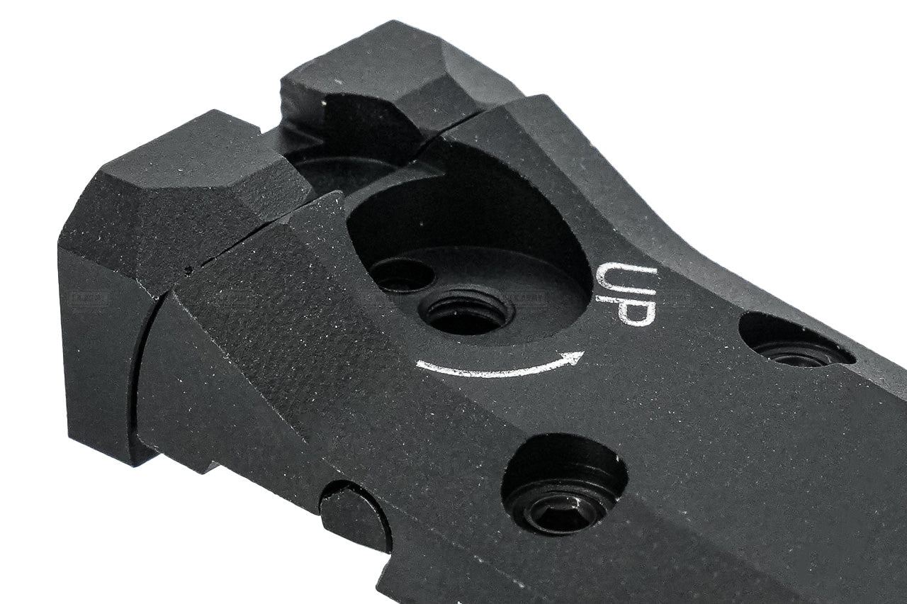 CL Project CNC Aluminum Light Weight Rear Sight For KJ ASG CZ TS 2 GBBP