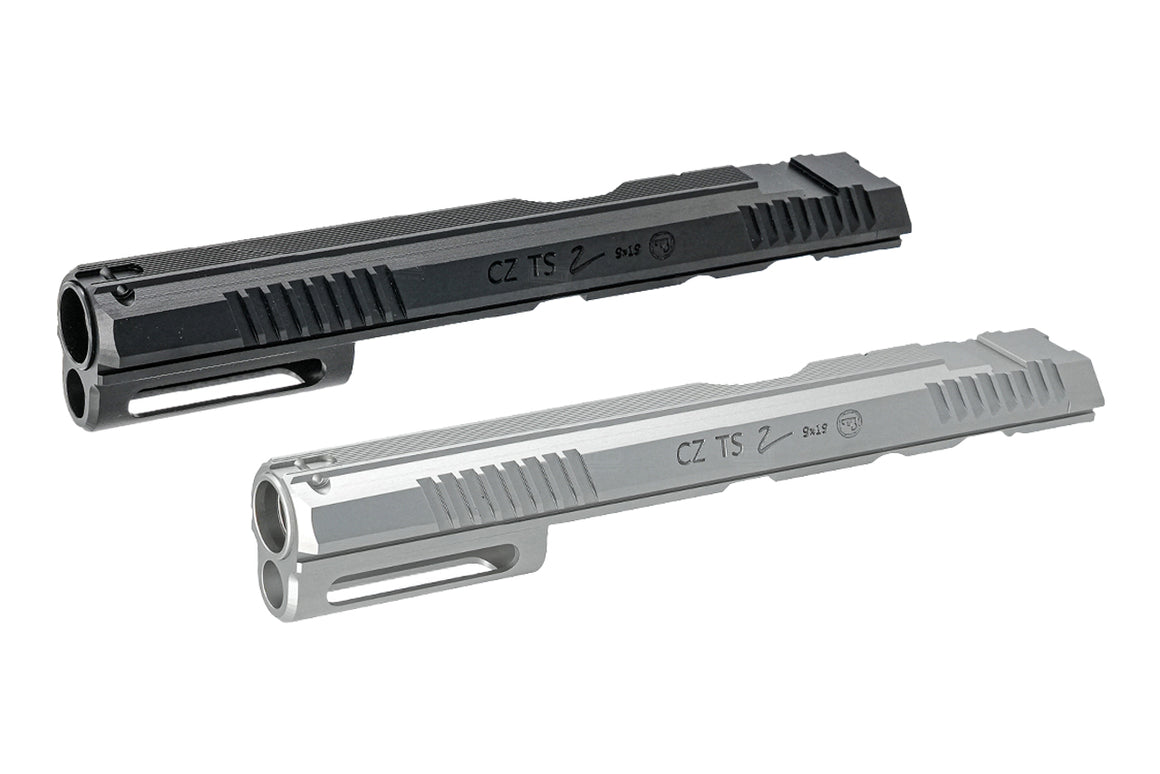 CL Project CNC Aluminum Slide For KJ ASG CZ TS 2 GBB-Silver