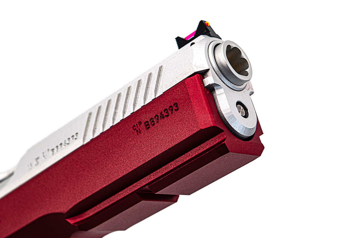 CL Project Custom ASG KJ Shadow 2 Single Action GBB Pistol Airsoft ( CNC Ver. ) ( Red Silver Limited Edition )