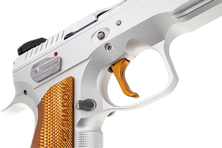 CL Project Custom ASG KJ Shadow 2 GBB Pistol Airsoft ( CNC Ver. ) ( Silver Orange Limited Edition )