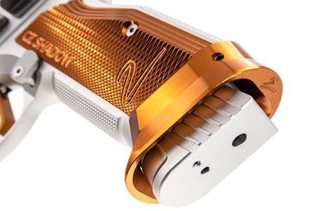 CL Project Custom ASG KJ Shadow 2 GBB Pistol Airsoft ( CNC Ver. ) ( Silver Orange Limited Edition )