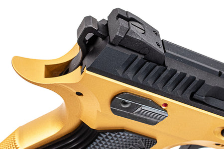 CL Project Custom ASG KJ Shadow 2 Single Action GBB Pistol Airsoft ( CNC Ver. ) ( Gold Black Limited Edition )