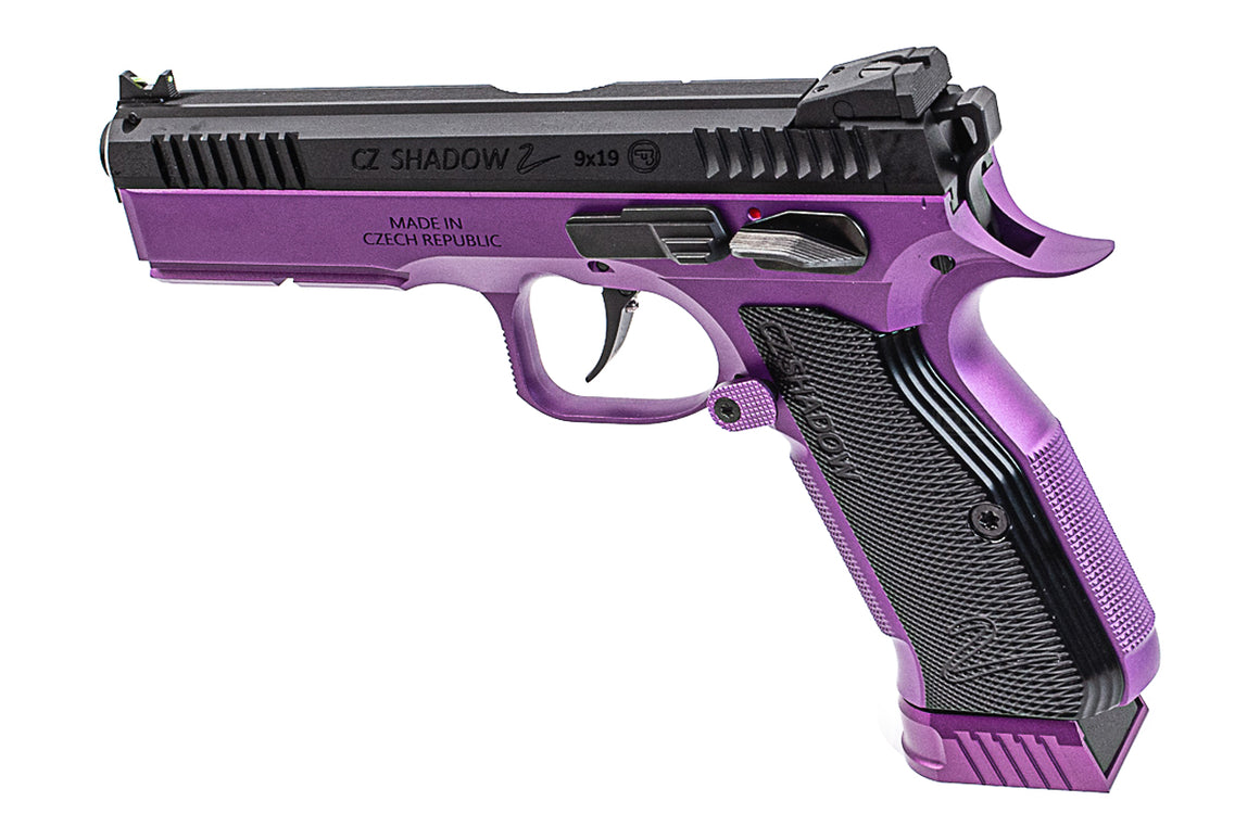 CL Project Custom ASG KJ Shadow 2 GBB Pistol Airsoft ( CNC Ver. ) ( Purple Black Limited Edition )