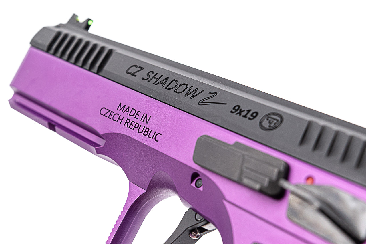 CL Project Custom ASG KJ Shadow 2 GBB Pistol Airsoft ( CNC Ver. ) ( Purple Black Limited Edition )