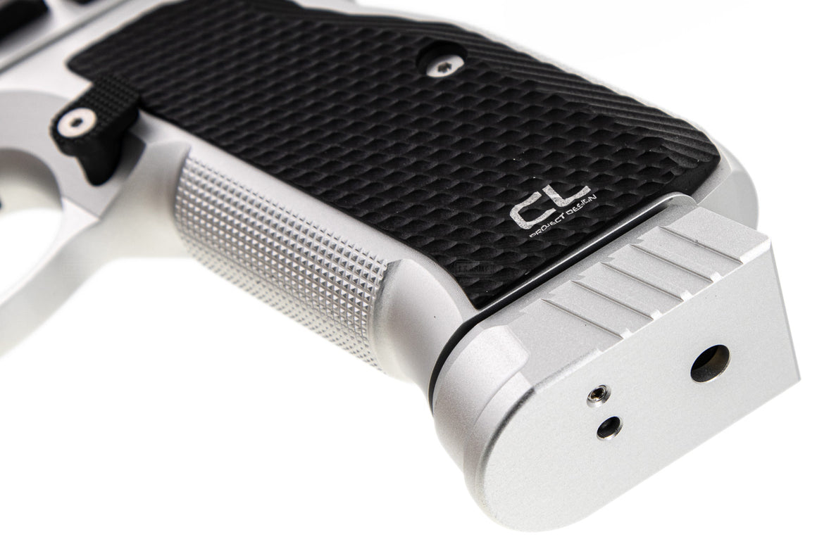 CL Project Custom ASG KJ Shadow 2 GBB Pistol Airsoft ( CNC Ver. ) ( Silver Black Limited Edition )