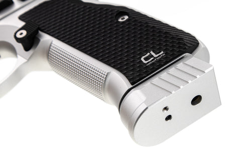 CL Project Custom ASG KJ Shadow 2 GBB Pistol Airsoft ( CNC Ver. ) ( Silver Black Limited Edition )