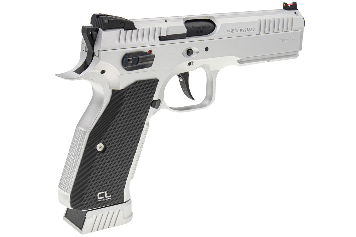 CL Project Custom ASG KJ Shadow 2 GBB Pistol Airsoft ( CNC Ver. ) ( Silver Black Limited Edition )