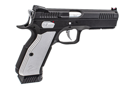 CL Project Custom ASG KJ Shadow 2 GBB Pistol Airsoft Limited Edition 2 Tone ( H-190 Cerekote Black and Silver )