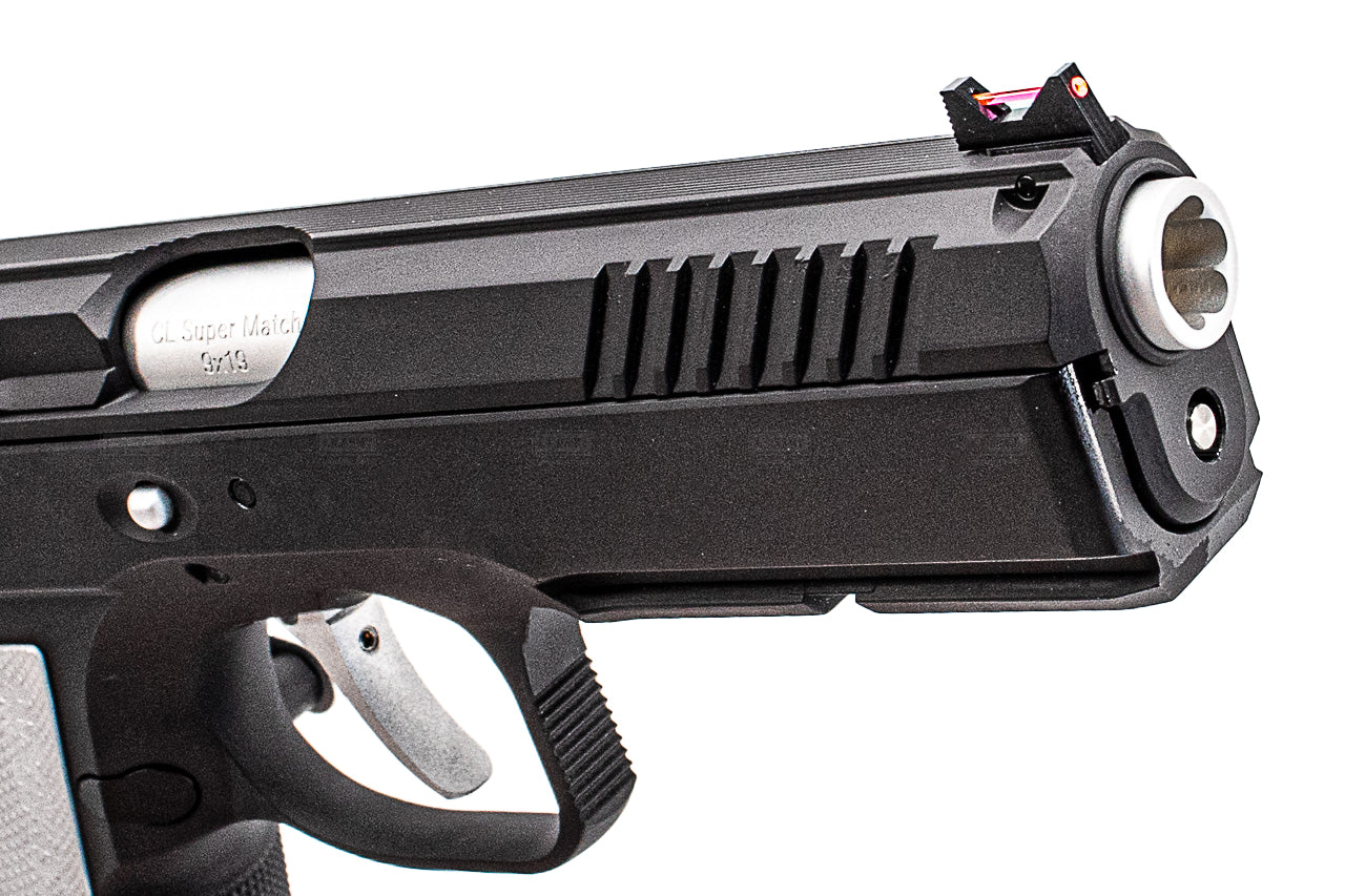 CL Project Custom ASG KJ Shadow 2 GBB Pistol Airsoft Limited Edition 2 Tone ( H-190 Cerekote Black and Silver )