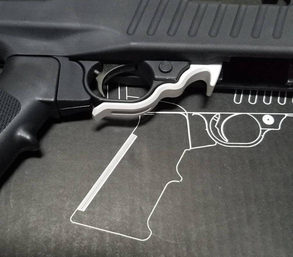 CORE KC02 Aluminum Mag Release & Steel Spring Set for KJ KC-02 GBB Series ( Black / Silver )-Silver