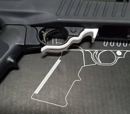 CORE KC02 Aluminum Mag Release & Steel Spring Set for KJ KC-02 GBB Series ( Black / Silver )-Silver