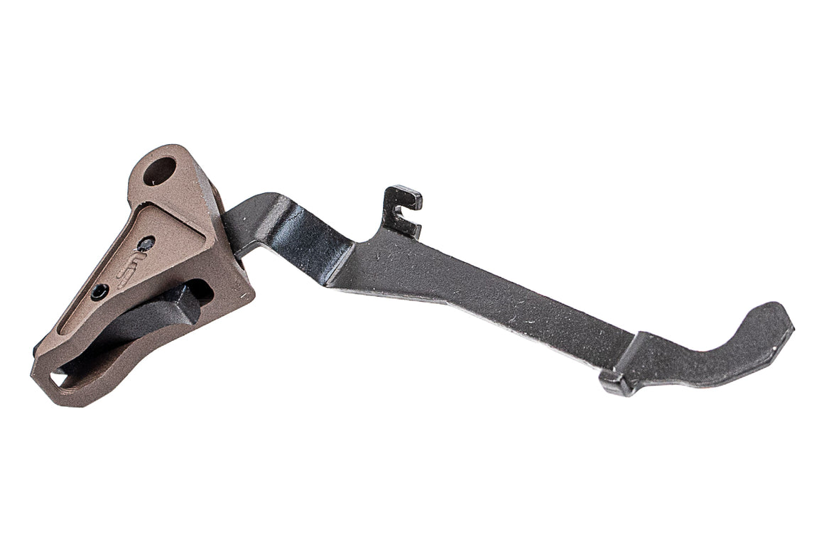 CRUSADER FI ZERO Type Aluminum CNC Trigger Set For Umarex / VFC Glock / Marui TM G-Model GBBP Series ( FDE )