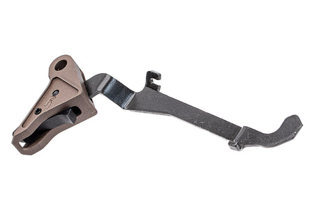 CRUSADER FI ZERO Type Aluminum CNC Trigger Set For Umarex / VFC Glock / Marui TM G-Model GBBP Series ( FDE )