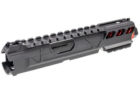 CTM TAC Fuku-2 CNC Aluminum General Upper Set Short Type for Action Army AAP01 GBB Pistol Series ( AAP-01 ) ( Green x Silver )