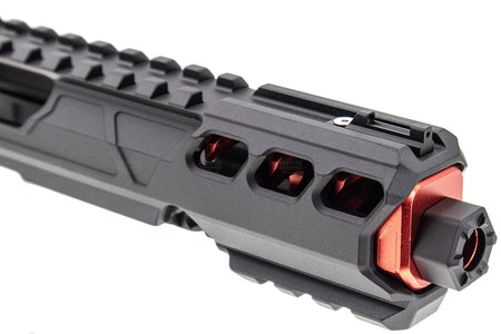 CTM TAC Fuku-2 CNC Aluminum General Upper Set Short Type for Action Army AAP01 GBB Pistol Series ( AAP-01 ) ( Green x Silver )