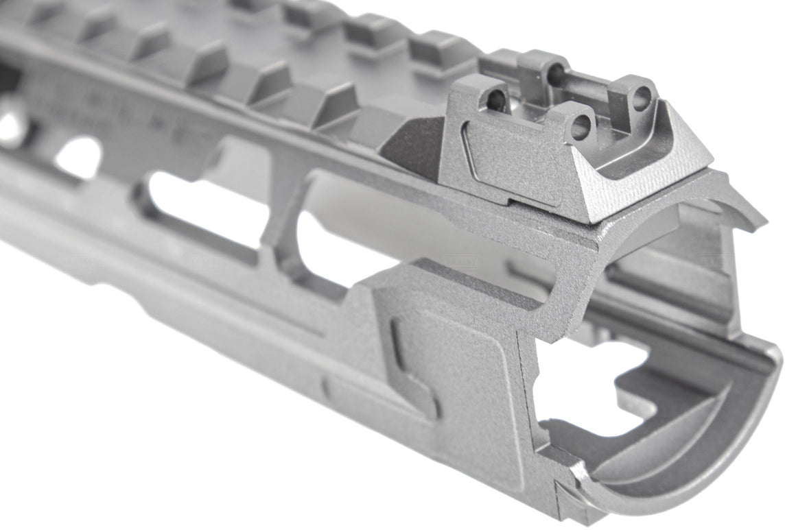 CTM TAC Fuku-2 CNC Aluminum Cut Out Upper Set Long Type for Action Army AAP01 GBB Pistol Series ( AAP-01 ) ( Grey & Black )