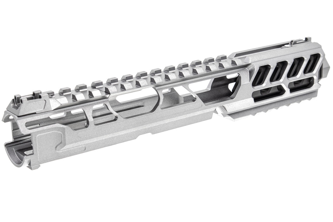 CTM TAC Fuku-2 CNC Aluminum Cut Out Upper Set Long Type for Action Army AAP01 GBB Pistol Series ( AAP-01 ) ( Grey & Black )