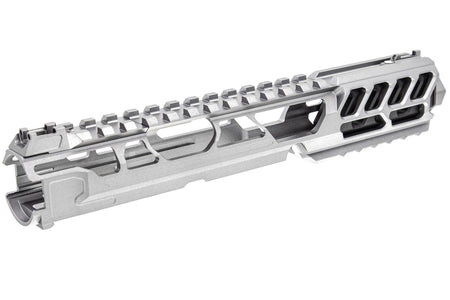 CTM TAC Fuku-2 CNC Aluminum Cut Out Upper Set Long Type for Action Army AAP01 GBB Pistol Series ( AAP-01 ) ( Grey & Black )