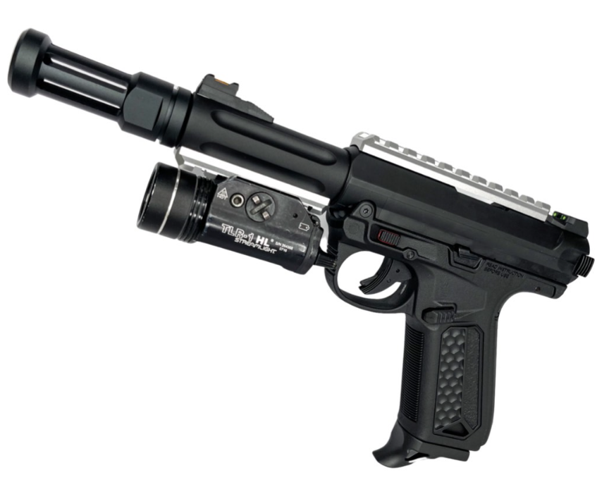 CTM CNC Upper & Lower Picatinny Rail Set for AAP-01 ( Black )