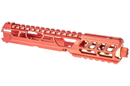 CTM TAC Fuku-2 CNC Aluminum Cut Out Upper Set Long Type for Action Army AAP01 GBB Pistol Series ( AAP-01 ) ( Iron Red )