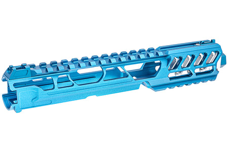 CTM TAC Fuku-2 CNC Aluminum Cut Out Upper Set Long Type for Action Army AAP01 GBB Pistol Series ( AAP-01 ) ( Blue )