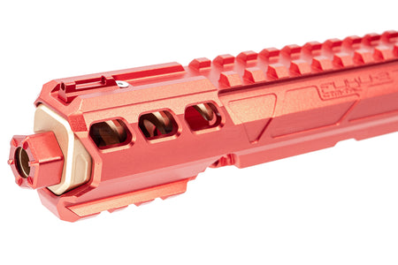 CTM TAC Fuku-2 CNC Aluminum General Upper Set Short Type for Action Army AAP01 GBB Pistol Series ( AAP-01 ) ( Red x Gold )