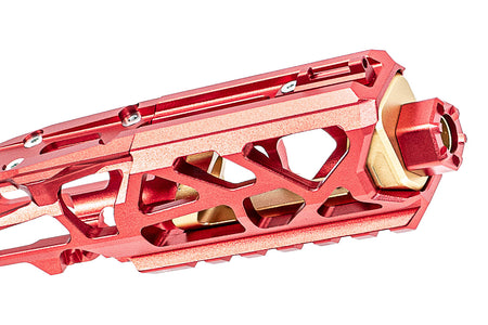 CTM TAC Fuku-2 CNC Aluminum Skeleton Upper Set For Action Army AAP01 GBB Pistol Series ( AAP-01 ) ( Red & Gold )