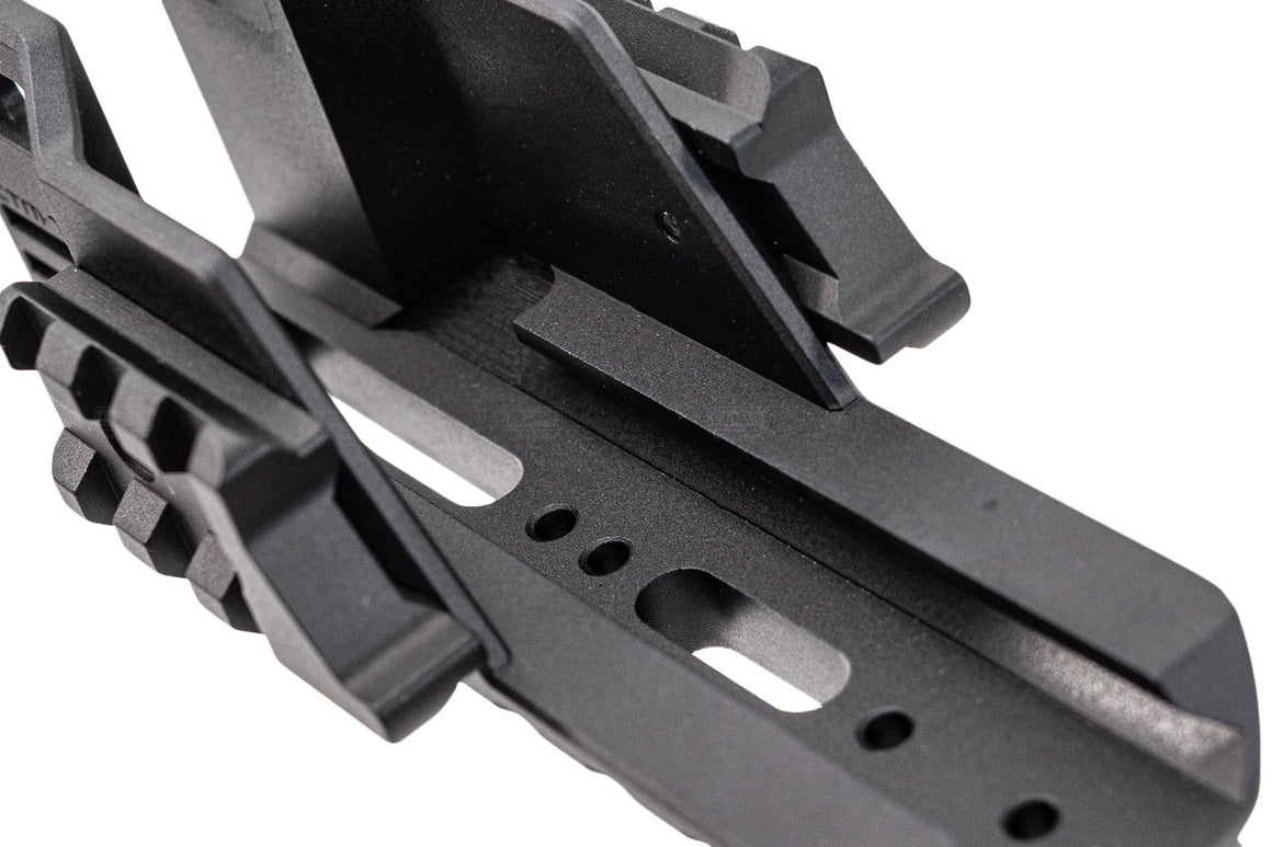 CTM FUKU CNC Aluminum Extended Rail Blast Shield For Action Army AAP01 GBBP Series -Olive Drab